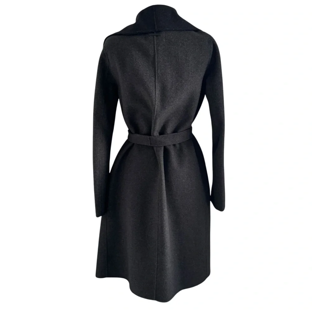 Soia & Kyo Wool Belted Wrap Coat - Picture 5 of 11